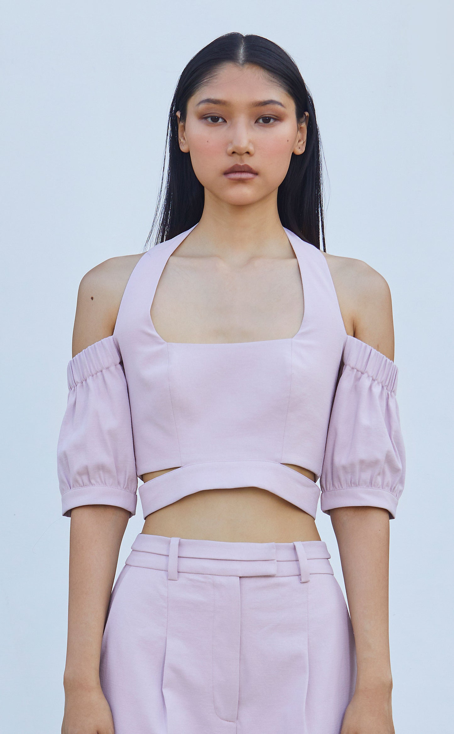 Linen Crop Top