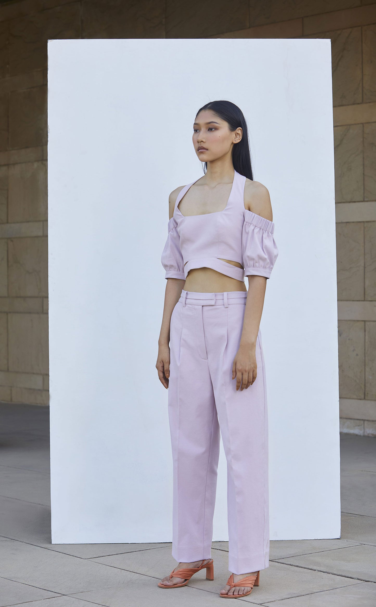 Linen Crop Top