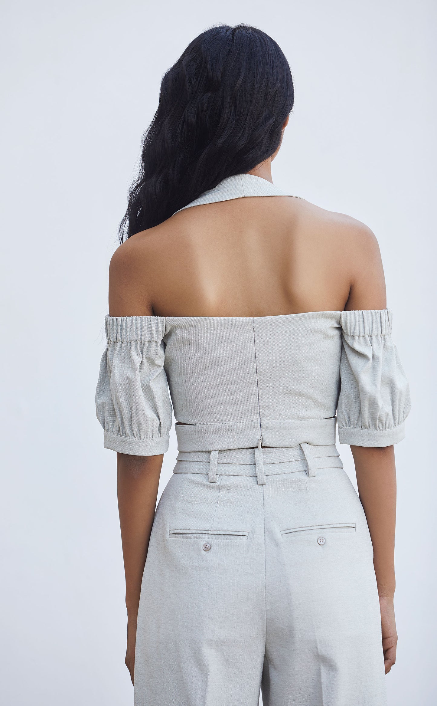 Linen Crop Top